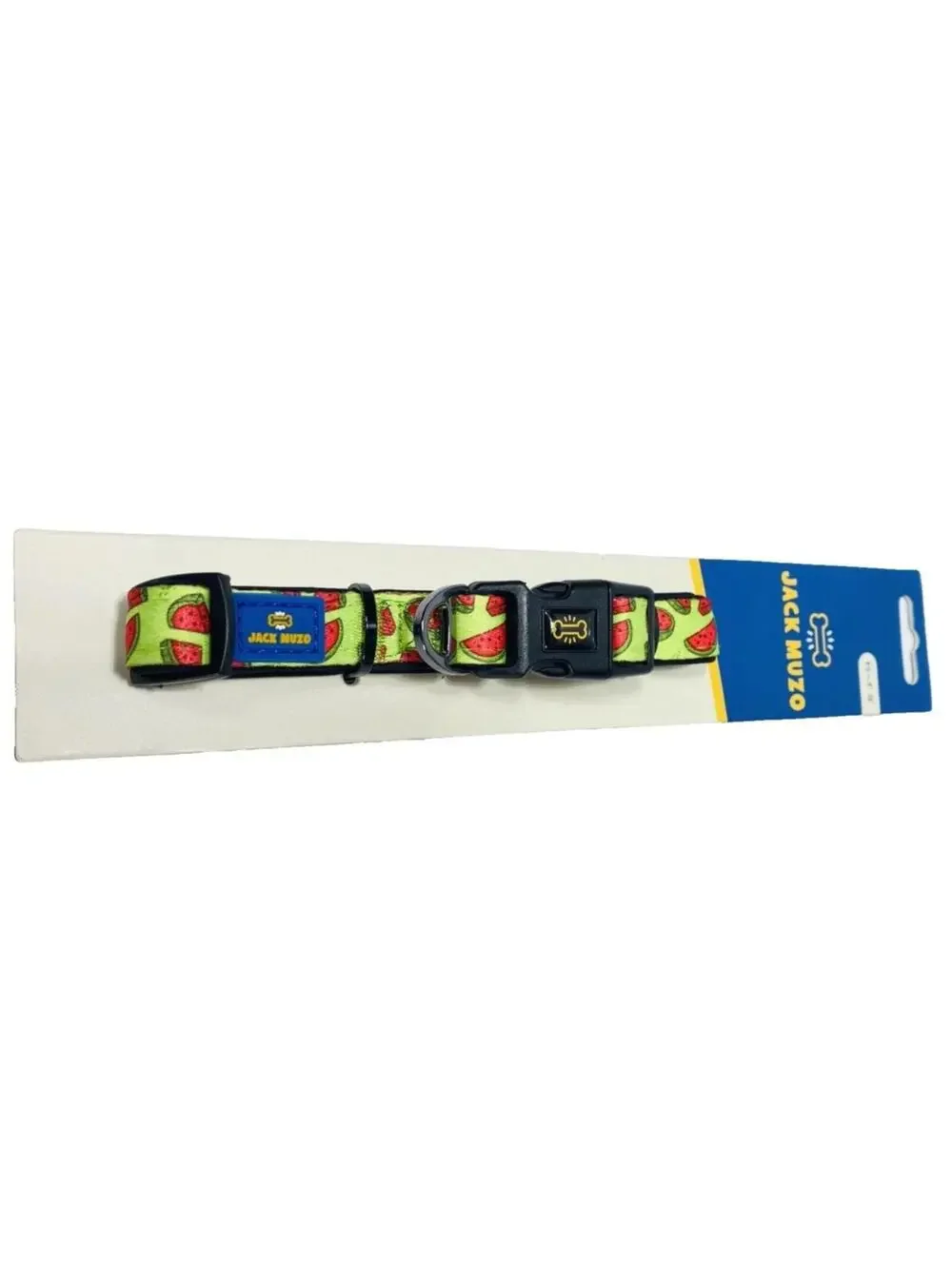 Watermelon Dog Collar Green & Pink Padded Small Dogs 9-13
